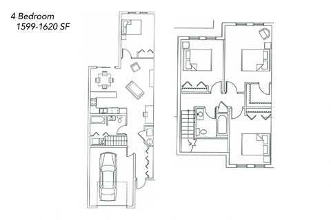 Castlewood Drive 2-4 Beds Townhouse for Rent - Photo Gallery 16